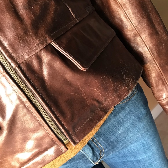 Vintage guess leather jacket - Picture 4 of 8